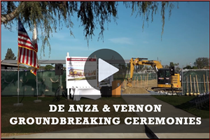 VIDEO: De Anza & Vernon Groundbreaking Ceremonies 